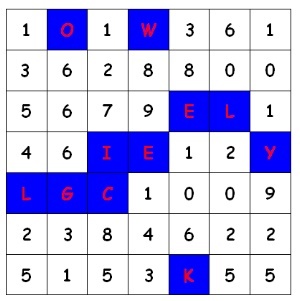 Kreuzzahlr&auml;tsel - L&ouml;sung, Version 2